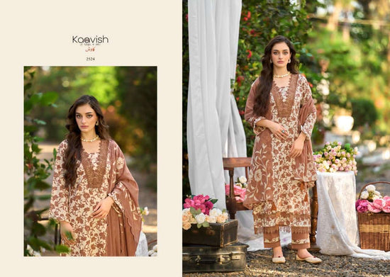 Kaavish Fashion Zulfilen Pure Lawn Cotton Pakistani Suit - Amrah Wholesale