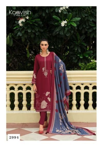 Kaavish Gulfizaa Viscose Pashmina Dress Material