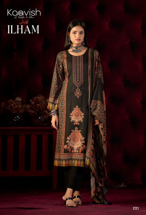 Kaavish Ilham Viscose Pashmina Digital Print Embroidered Salwar Kameez Catalog