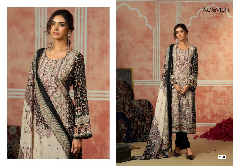 Kaavish Khwaab Viscose Pashmina Digital Print Salwar Kameez