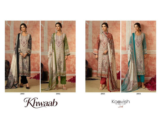 Kaavish Khwaab Viscose Pashmina Digital Print Salwar Kameez