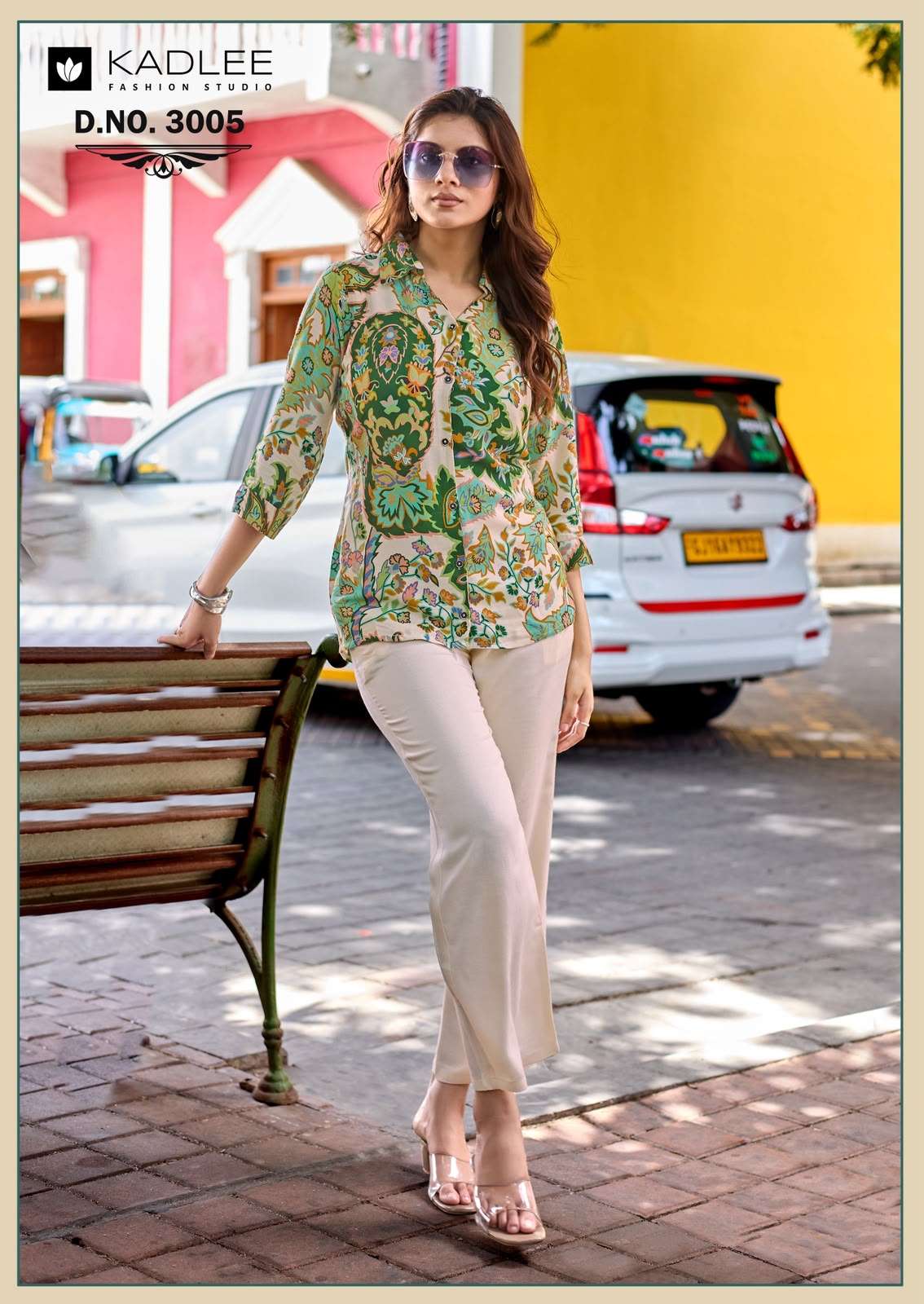 KADLEE AARU Rayon Printed Full Stitched Co-Ord Set - Amrah Wholesale