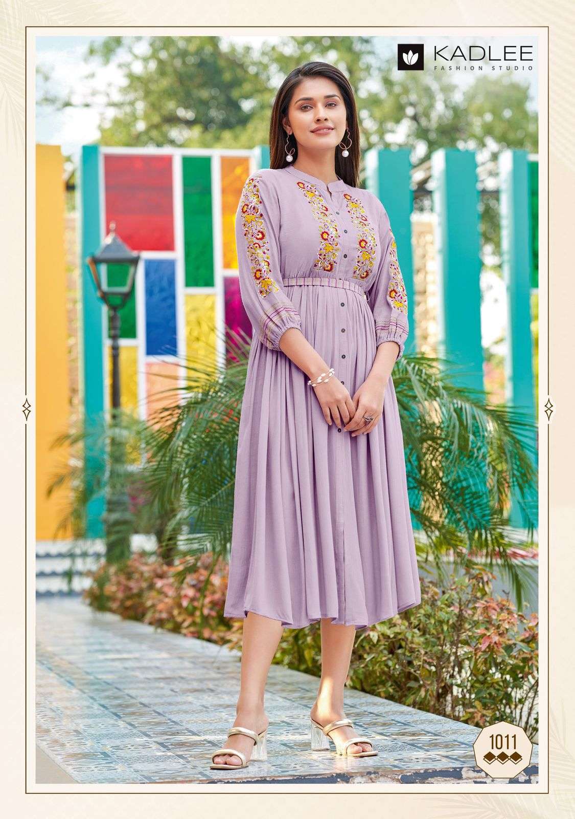 KADLEE AASHMIN VOL-2 Rayon Printed Full Stitched Anarkali Kurti Wholesale Surat