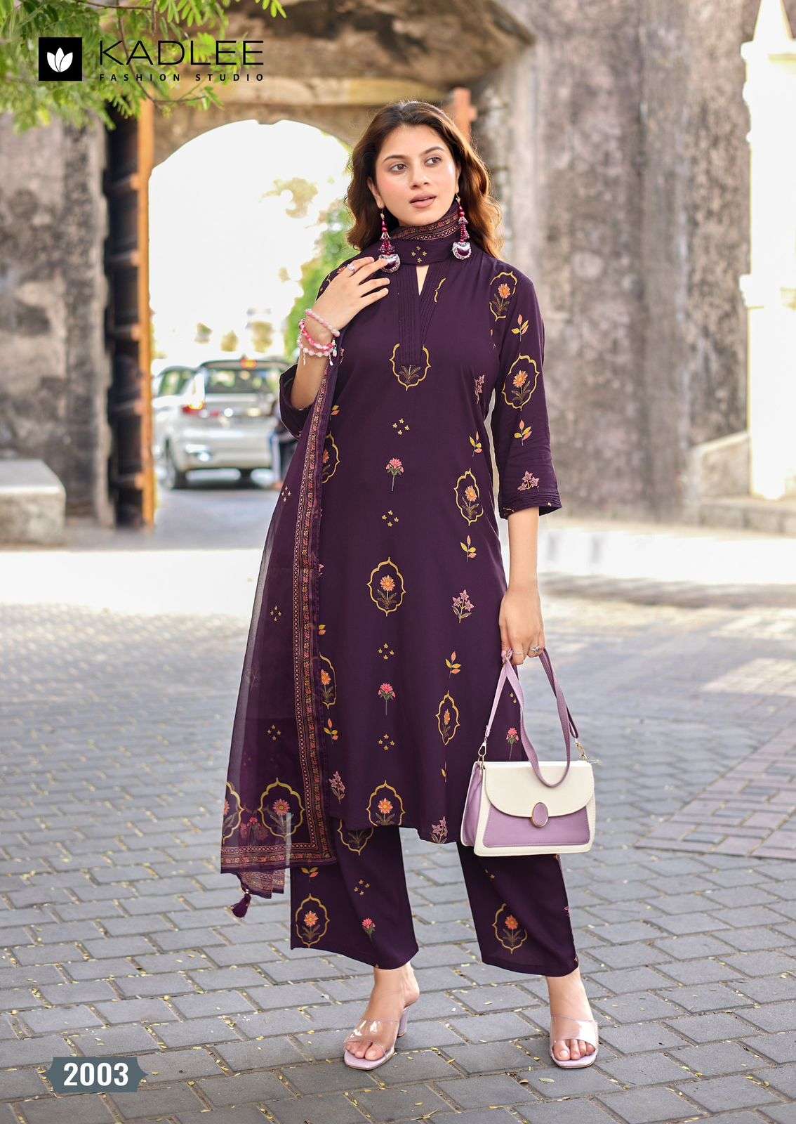 KADLEE CLASSY LOOK Rayon Printed Stitched Dresses