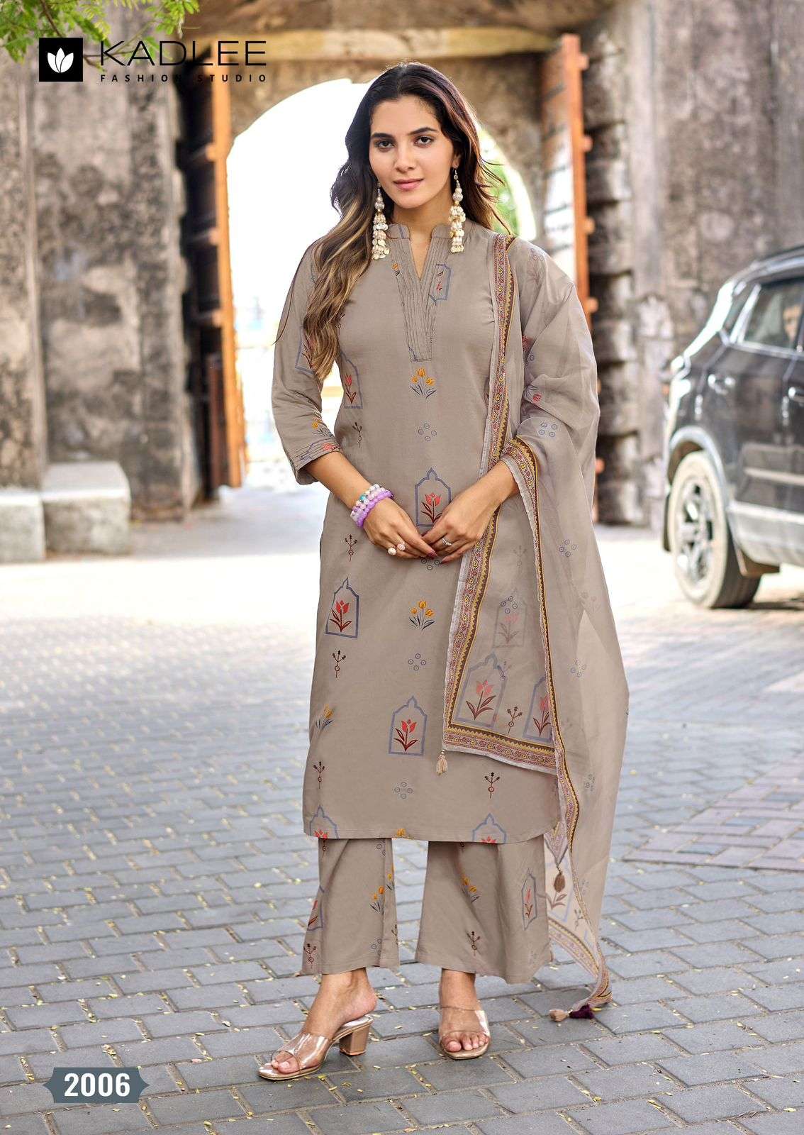 KADLEE CLASSY LOOK Rayon Printed Stitched Dresses