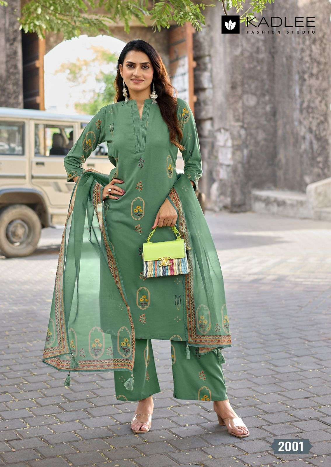 KADLEE CLASSY LOOK Rayon Printed Stitched Dresses
