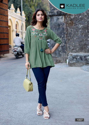 Kadlee Crystal Vol - 2 Kurti Set Wholesale Catalogue - Amrah Wholesale