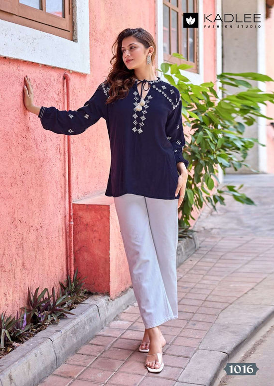 Kadlee Crystal Vol-3 Rayon Stitched Kurti