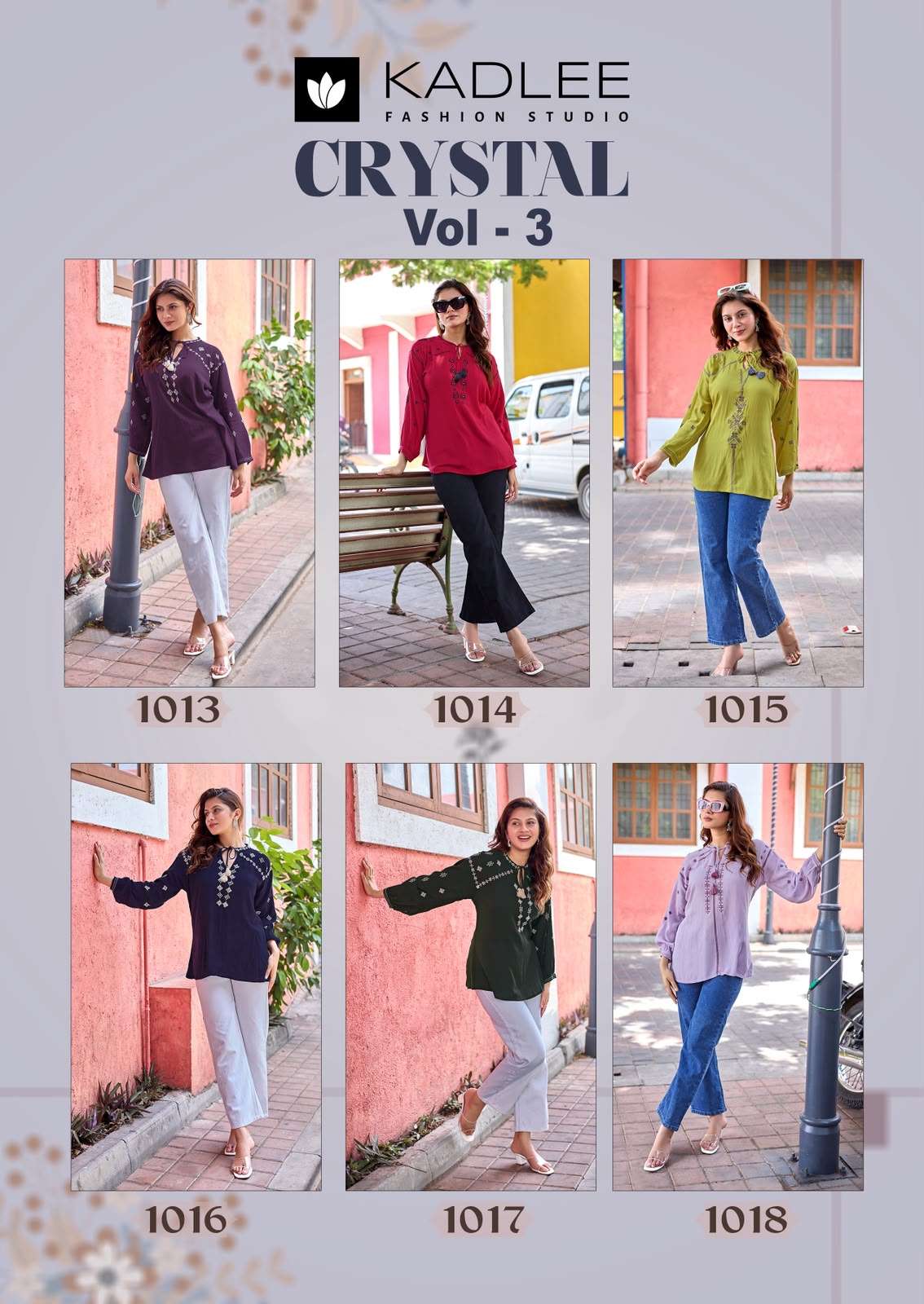 Kadlee Crystal Vol-3 Rayon Stitched Kurti