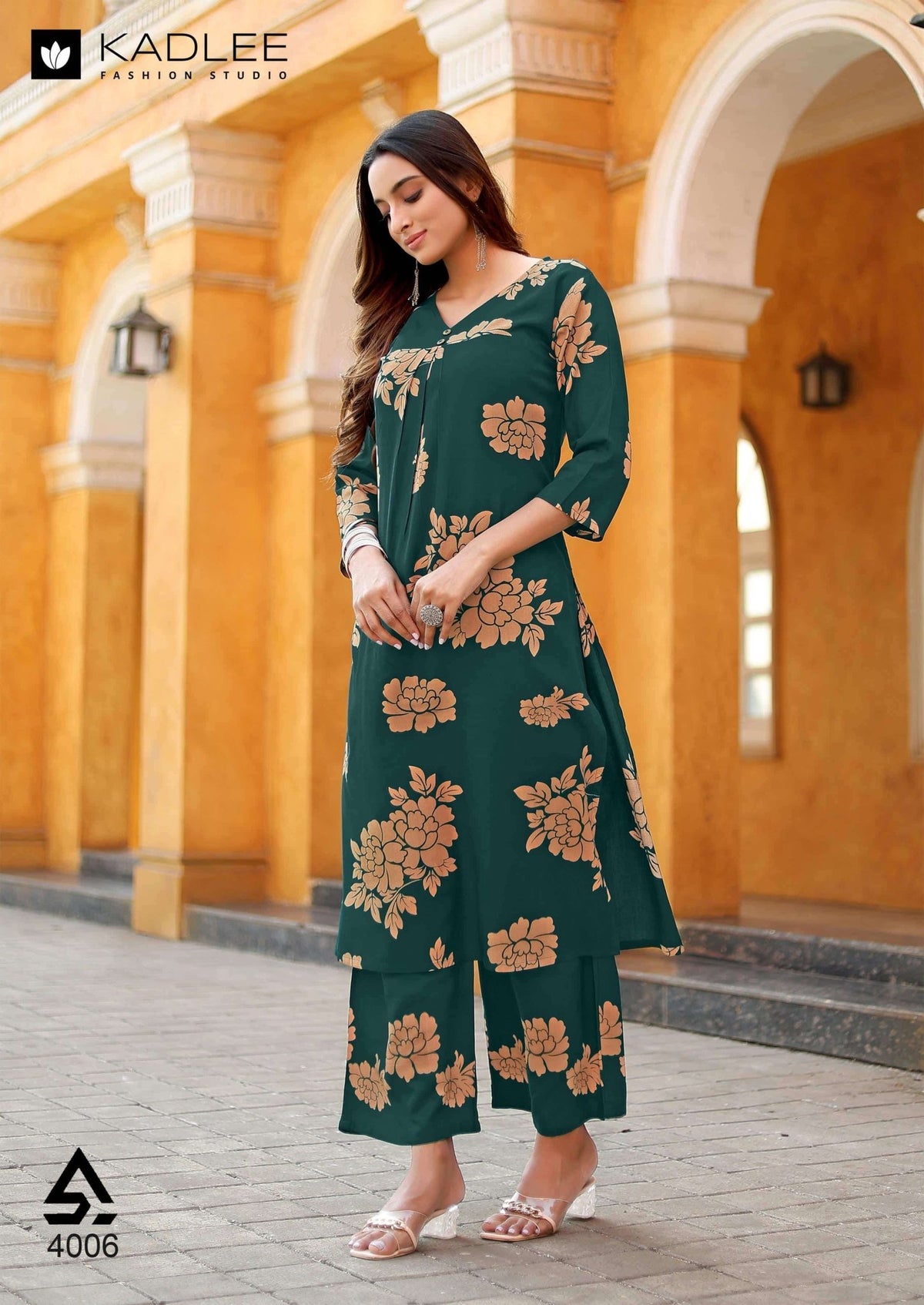 Kadlee Heer Rayon Co Ord Set - Amrah Wholesale