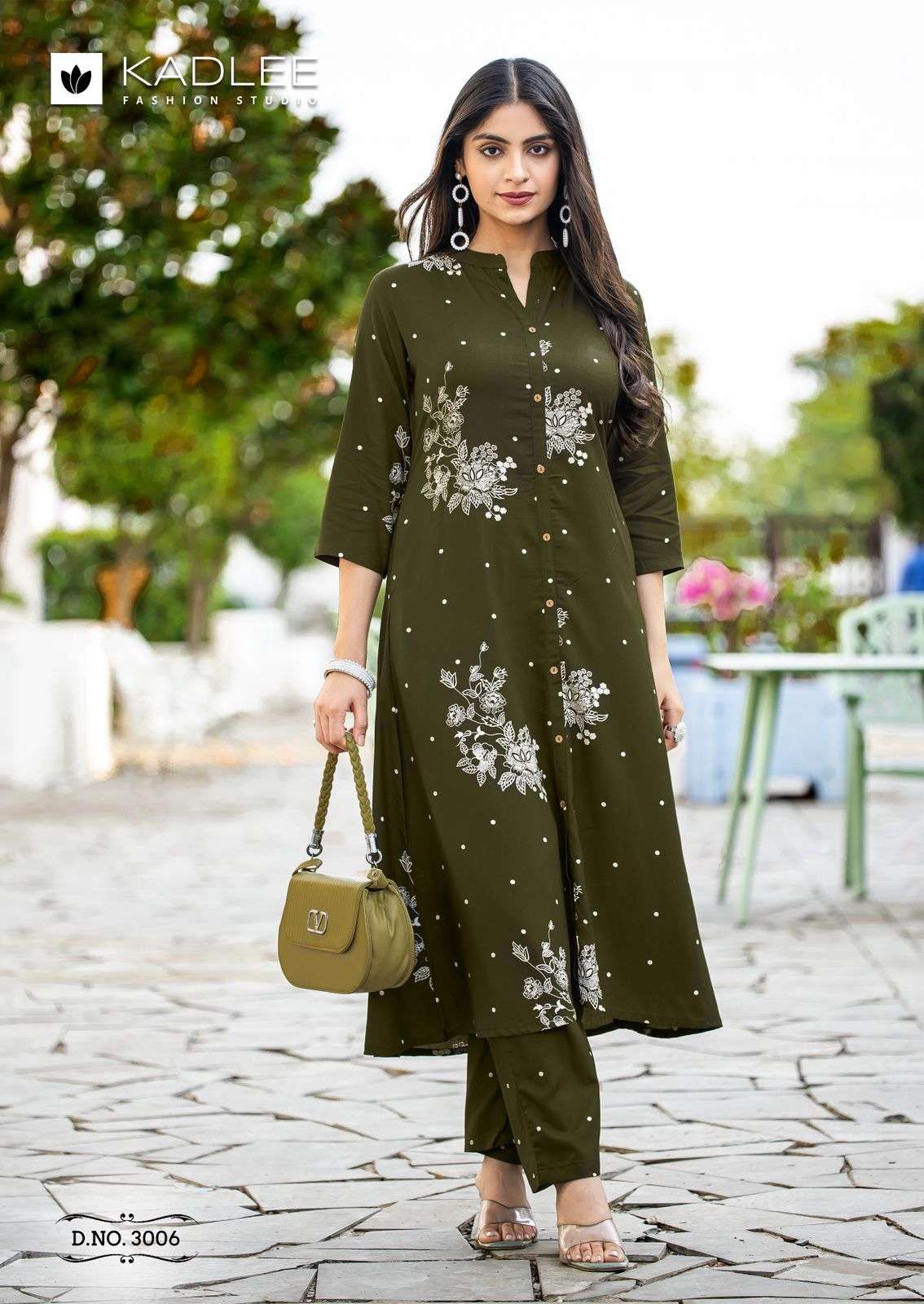 KADLEE KARNAEE Rayon Salwar Suit Set Wholesale Surat - Amrah Wholesale