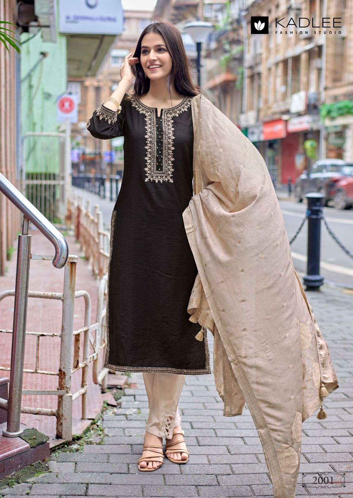 KADLEE KHANAK Viscose Salwar Suit Set - Amrah Wholesale