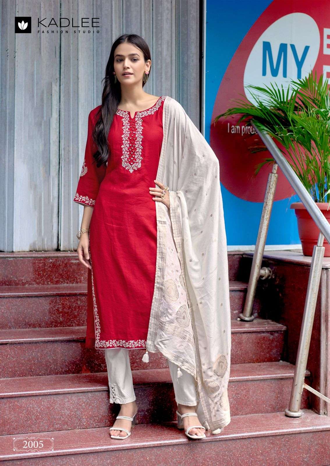 KADLEE KHANAK Viscose Salwar Suit Set - Amrah Wholesale