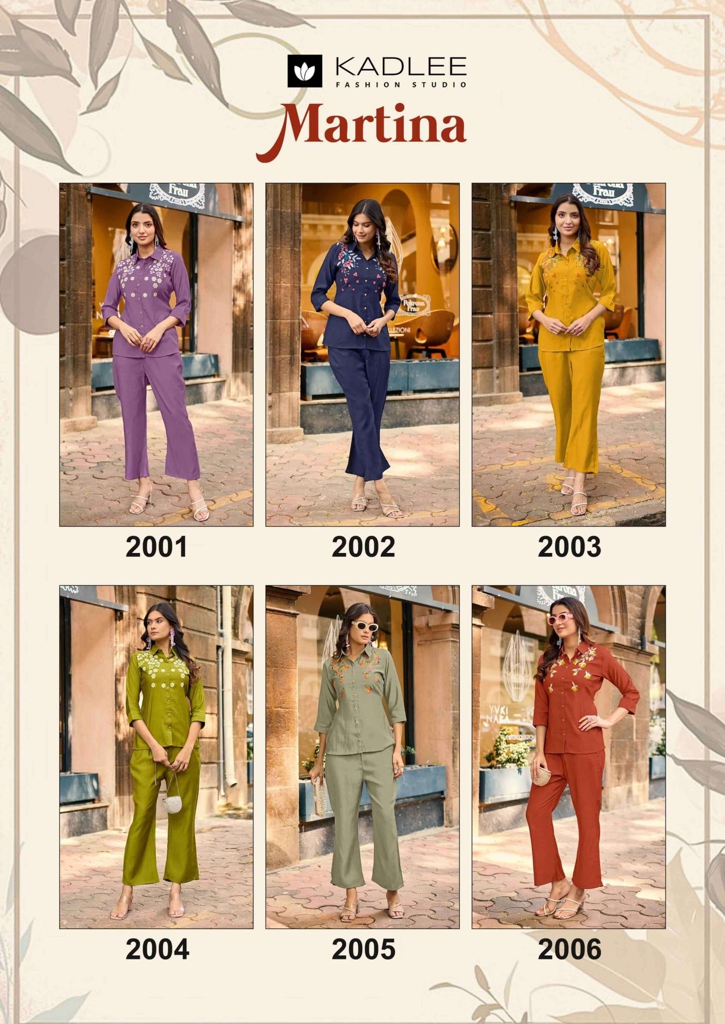 KADLEE MARTINA Co Ord Set Wholesale Catalogue - Amrah Wholesale