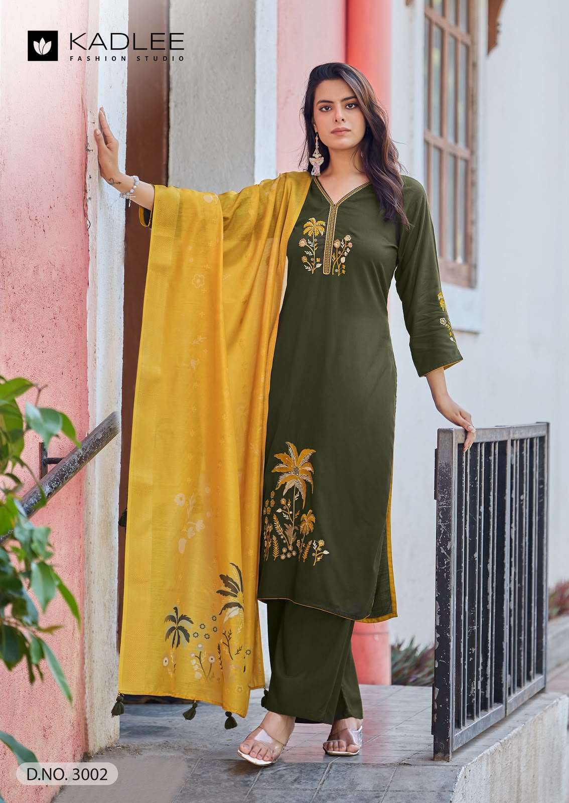 Kadlee Radhika Rayon Stitched Salwar Suit Set - Amrah Wholesale