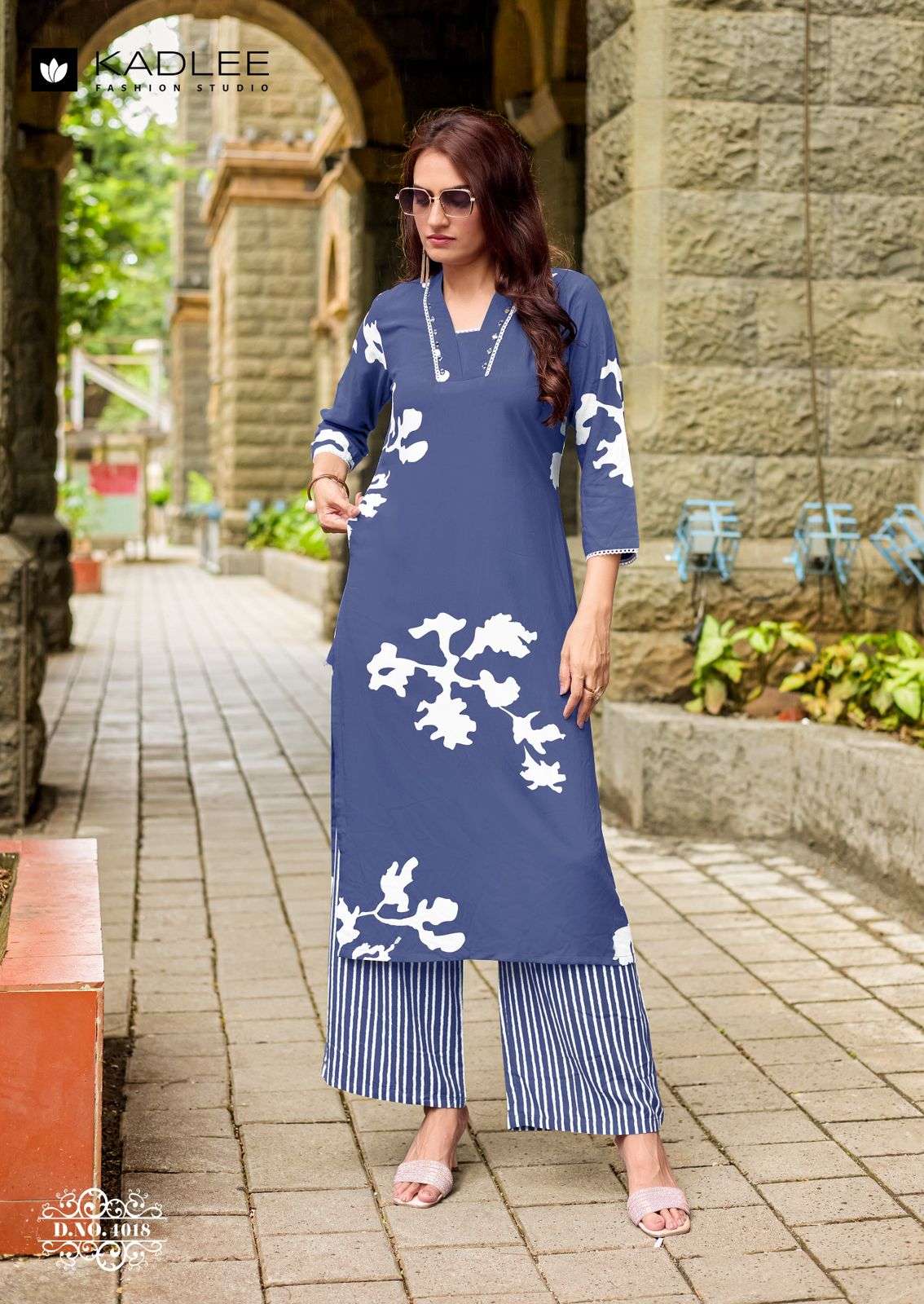 Kadlee Rangoli Vol - 03 Rayon Kurti Pant Set - Amrah Wholesale