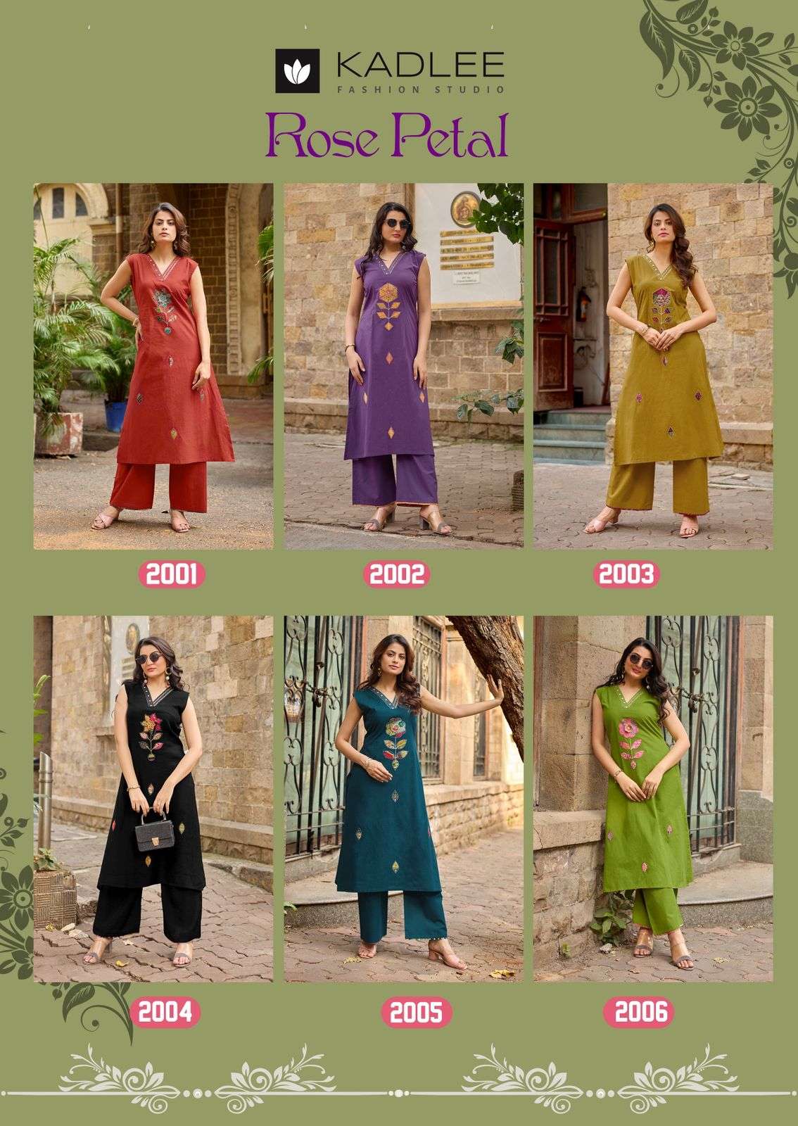 KADLEE ROSE PETAL 2001–2006 Cotton Printed Stitched Kurti Set Wholesale Surat - Amrah Wholesale
