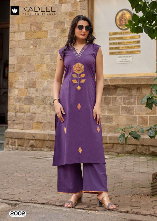 KADLEE ROSE PETAL 2001–2006 Cotton Printed Stitched Kurti Set Wholesale Surat - Amrah Wholesale