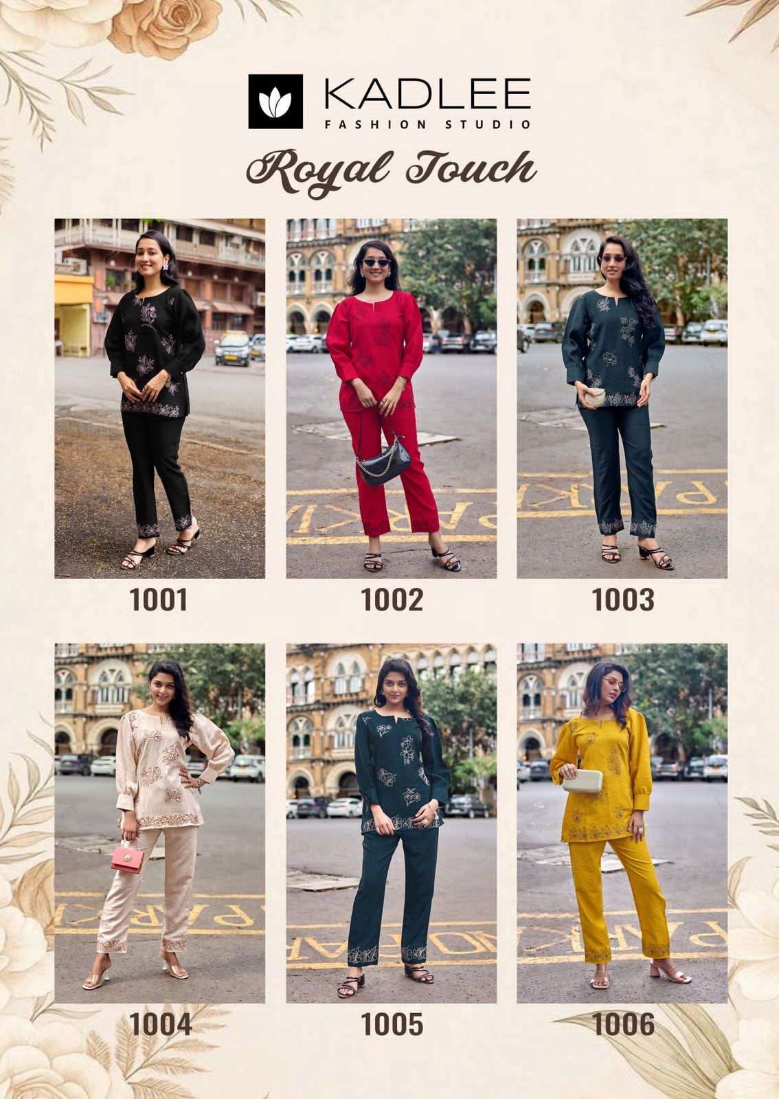 Kadlee Royal Touch Viscose Weaving Co Ord Set - Amrah Wholesale