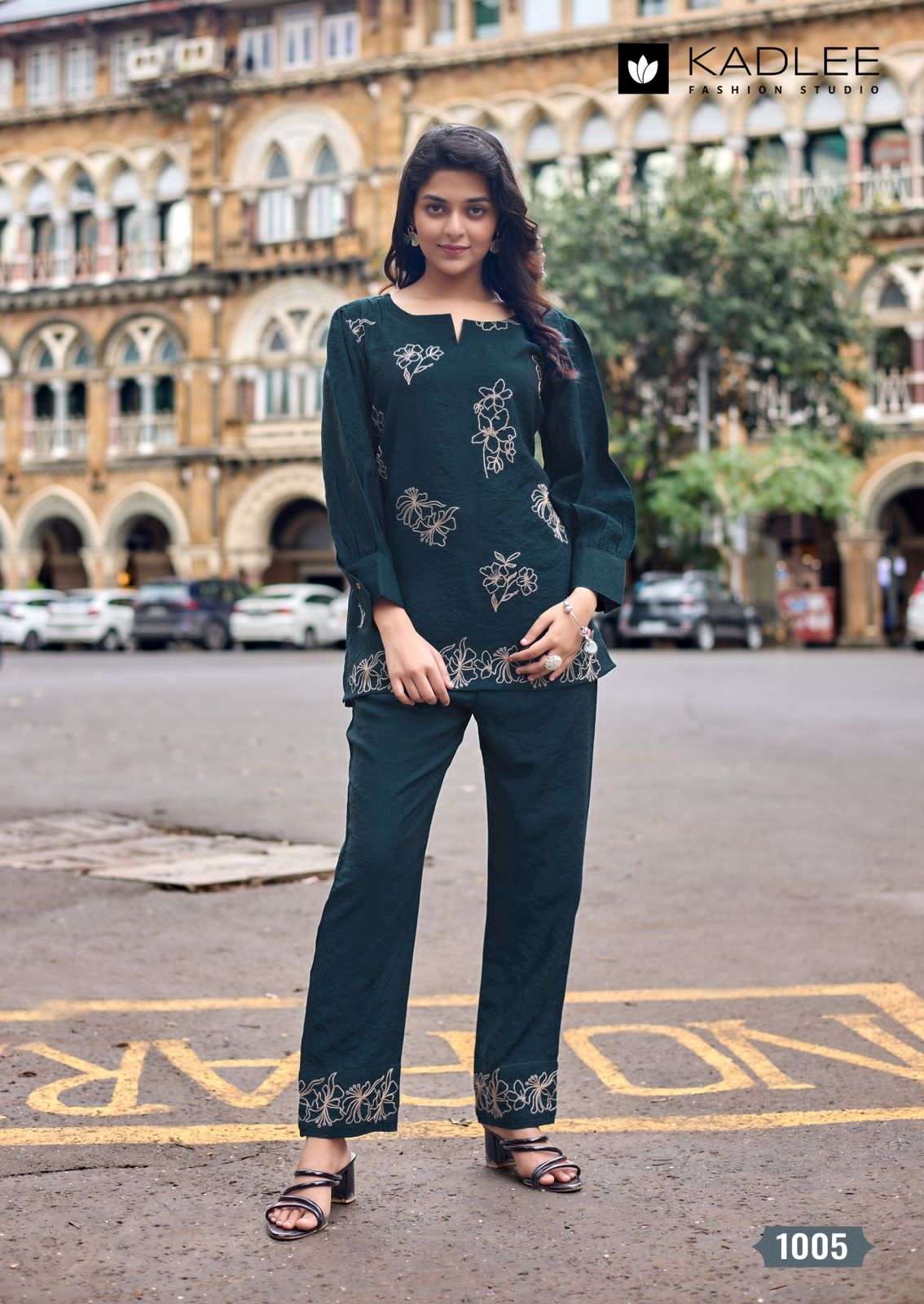 Kadlee Royal Touch Viscose Weaving Co Ord Set - Amrah Wholesale