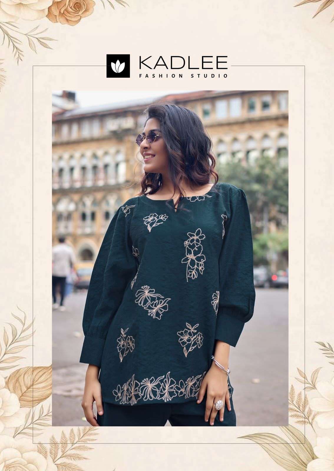 Kadlee Royal Touch Viscose Weaving Co Ord Set