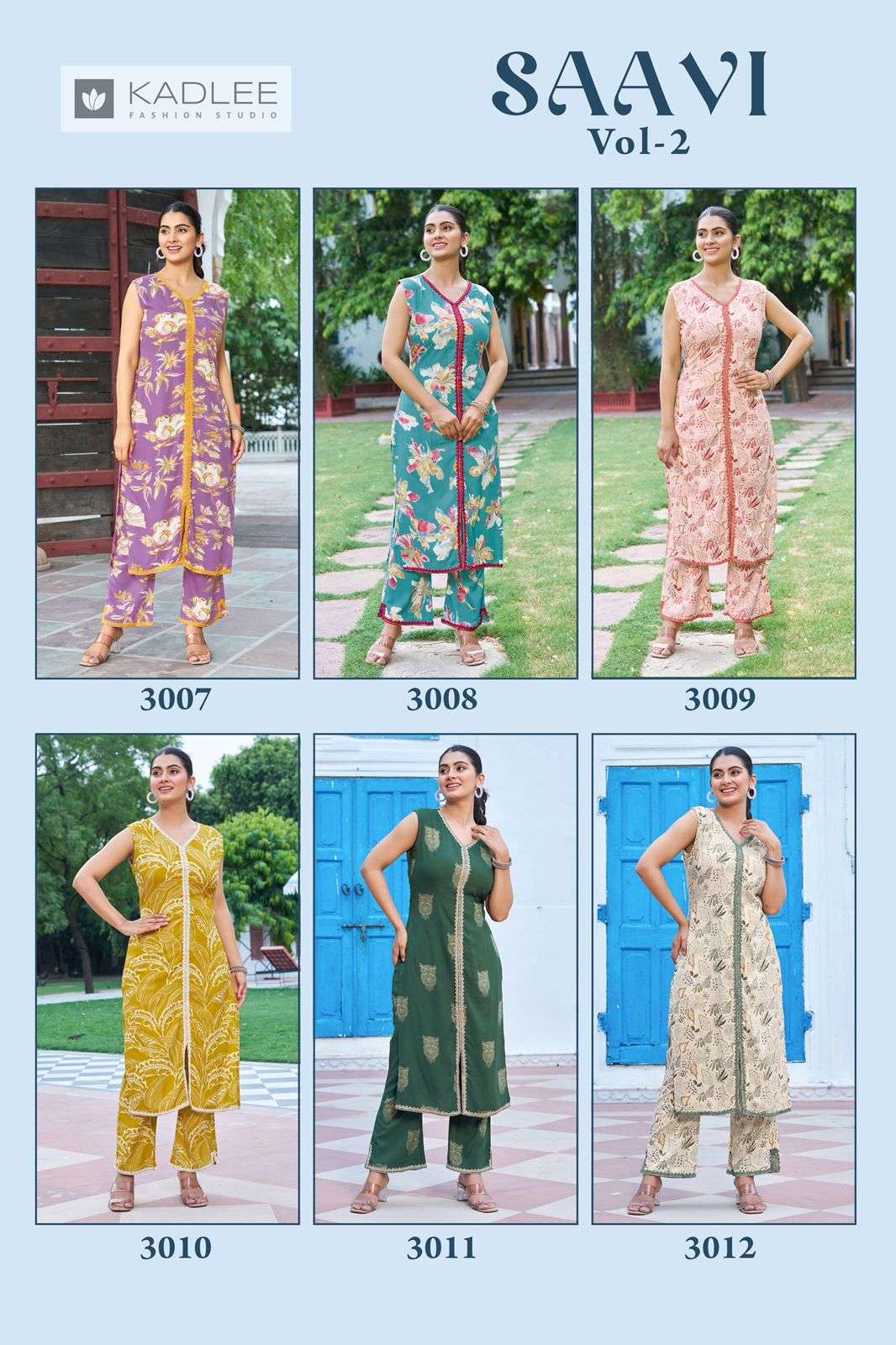 Kadlee Saavi Vol - 2 Kurti Pant Set - Amrah Wholesale