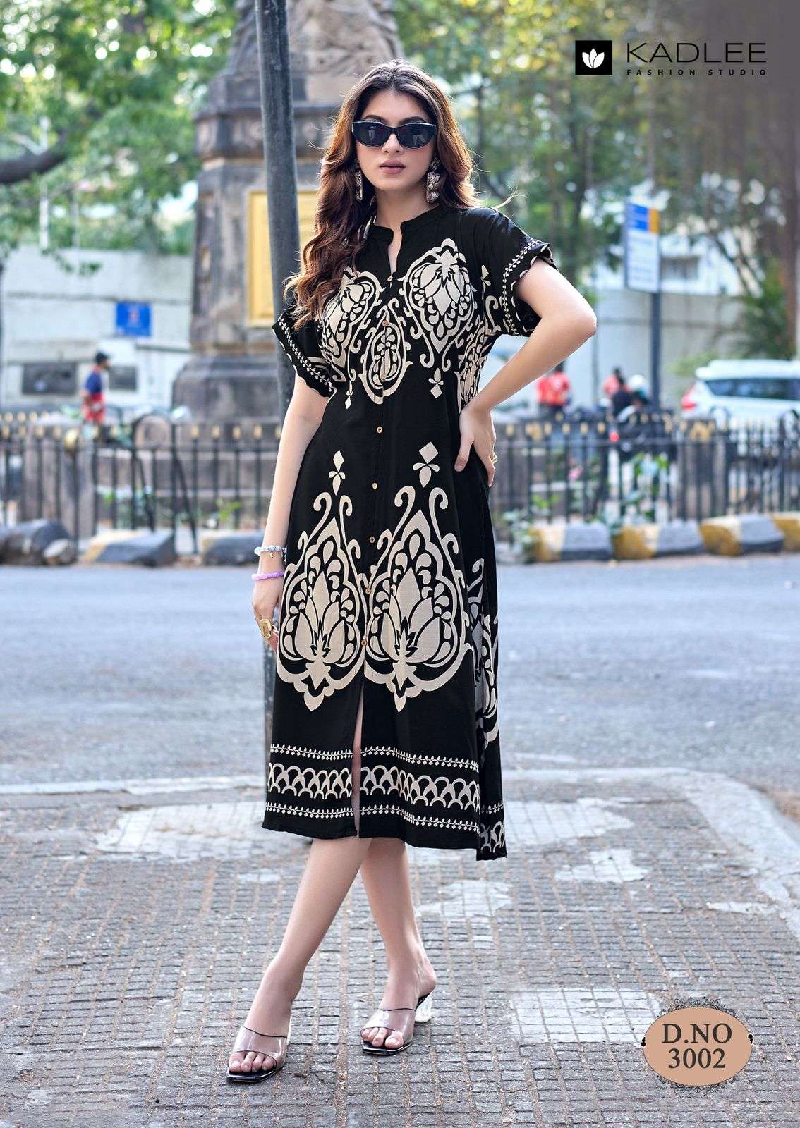 Kadlee Signature 3001 To 3005 Series Rayon Printed Kurti