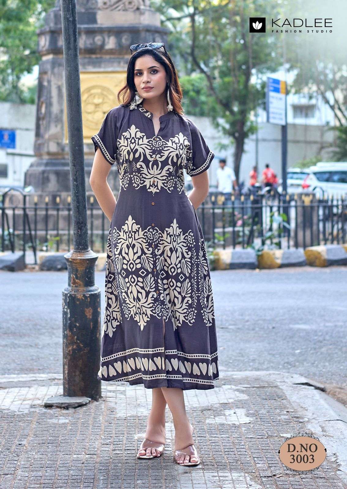 Kadlee Signature 3001 To 3005 Series Rayon Printed Kurti