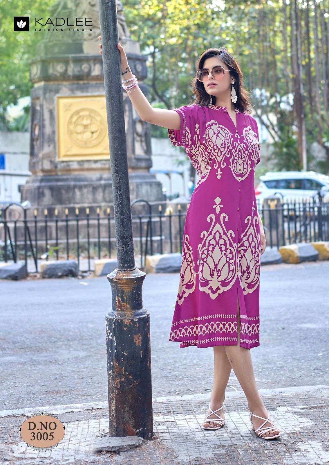 Kadlee Signature 3001 To 3005 Series Rayon Printed Kurti