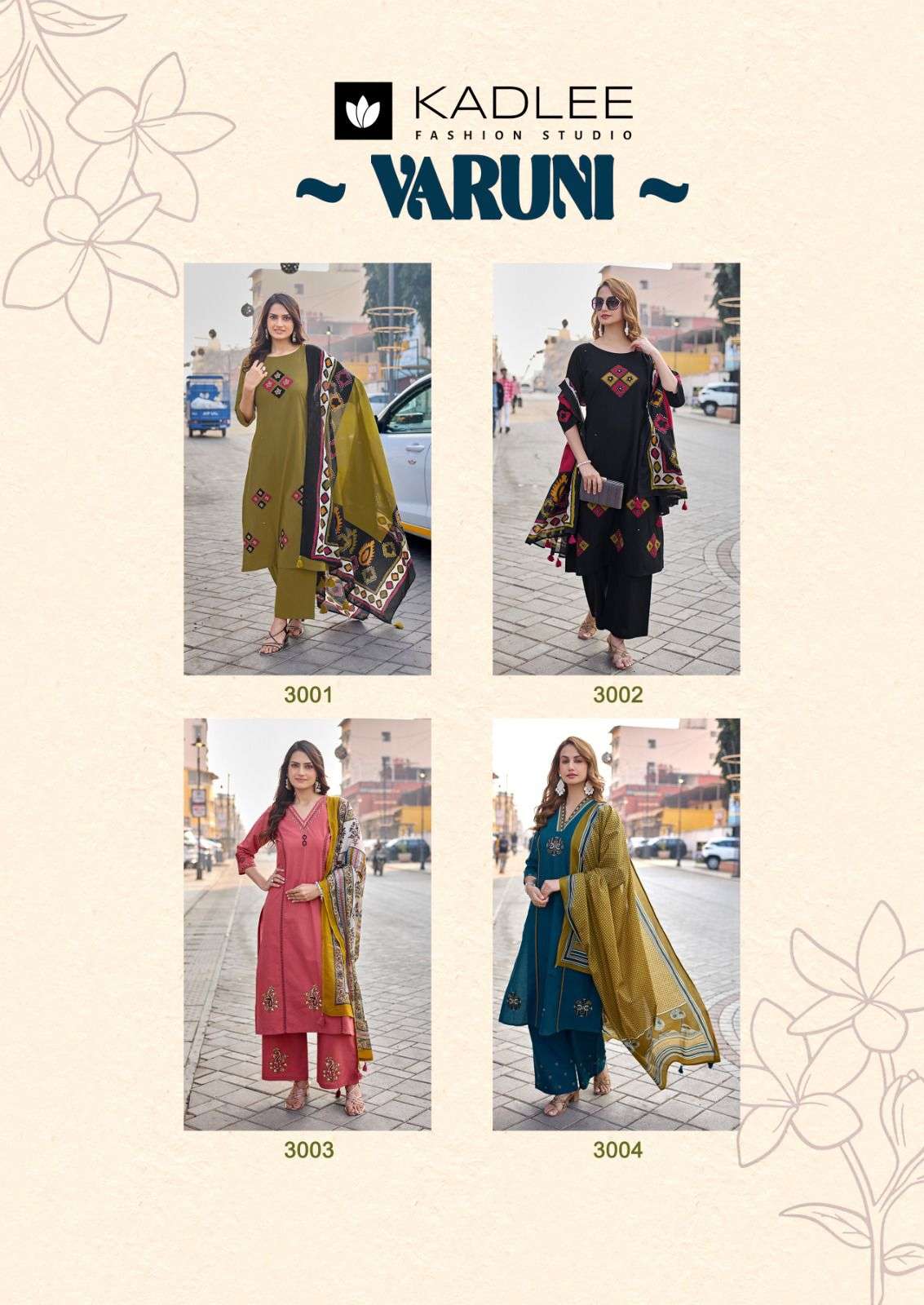 KADLEE VARUNI Cotton Printed Salwar Suit Set - Amrah Wholesale