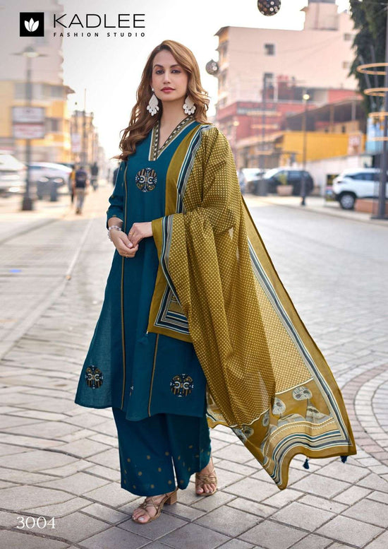 KADLEE VARUNI Cotton Printed Salwar Suit Set - Amrah Wholesale
