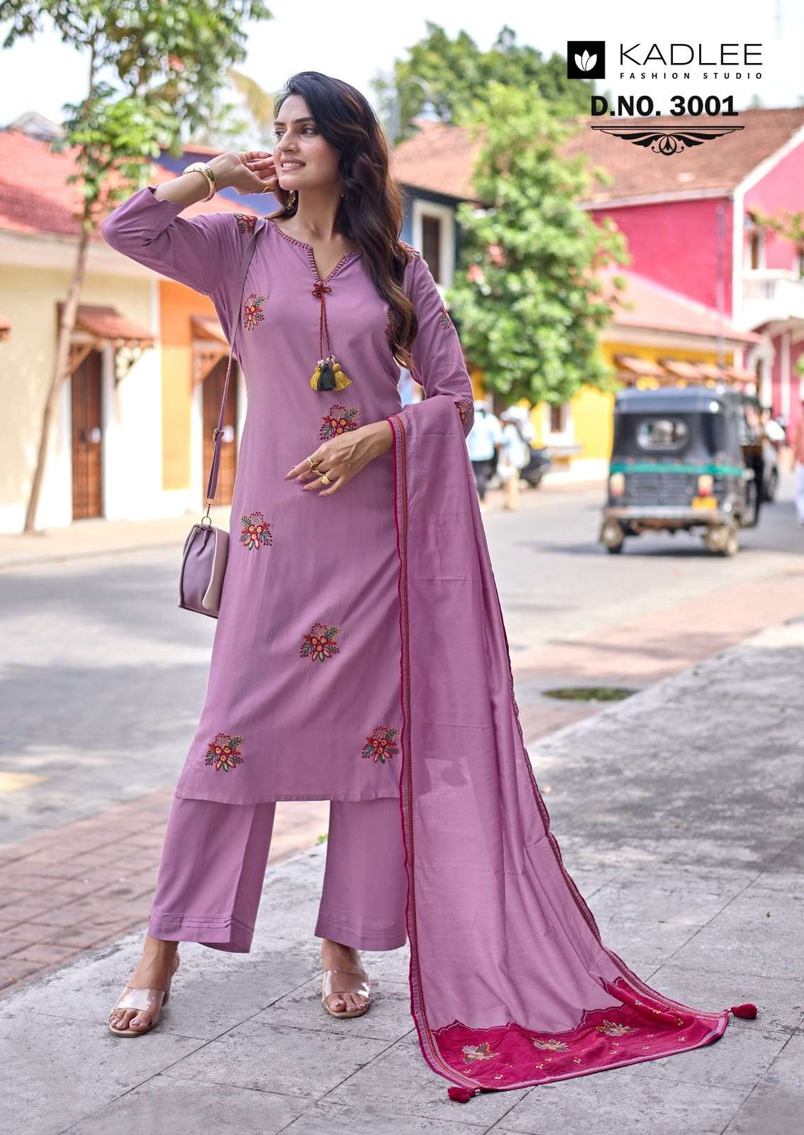 KADLEE VASANT Rayon Ready To Wear Salwar Suit Set