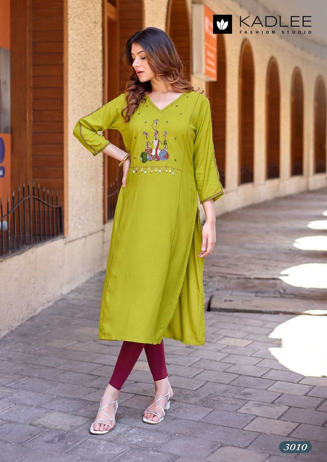 Kadlee Yashvi Vol-2 Rayon Embroidered Stitched Kurti