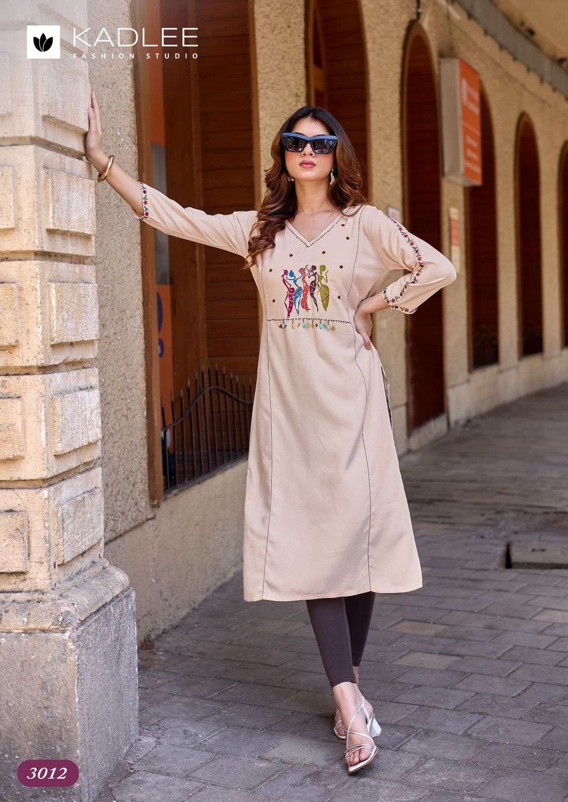 Kadlee Yashvi Vol-2 Rayon Embroidered Stitched Kurti