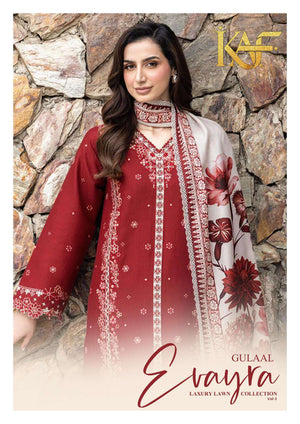 Kaf Evayra Gulaal Vol 3 Karachi Cotton Pakistani Suit