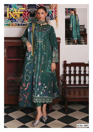 Kaf Evayra Gulaal Vol 3 Karachi Cotton Pakistani Suit