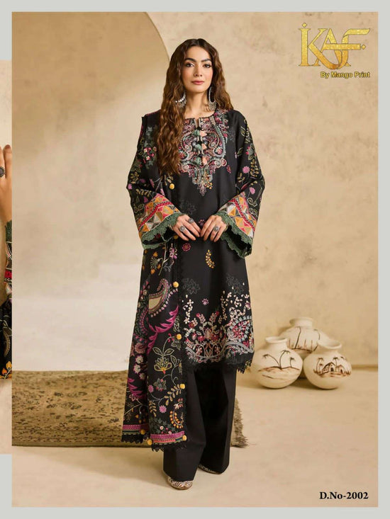 Kaf Royal Rawa Vol 2 Heavy Cotton Pakistani Suit - Amrah Wholesale