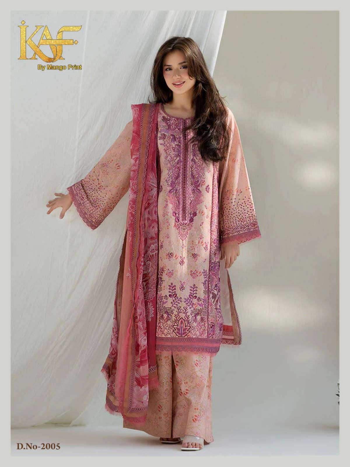 Kaf Royal Rawa Vol 2 Heavy Cotton Pakistani Suit - Amrah Wholesale