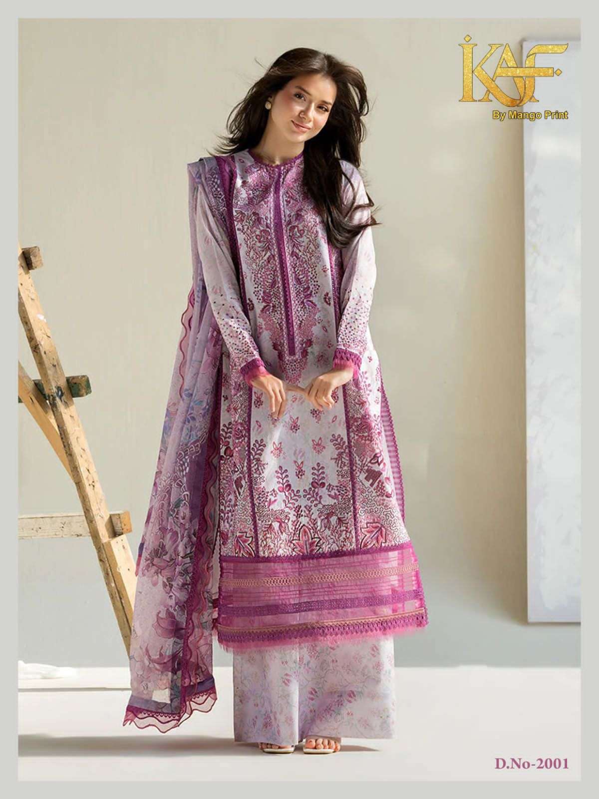Kaf Royal Rawa Vol 2 Heavy Cotton Pakistani Suit - Amrah Wholesale