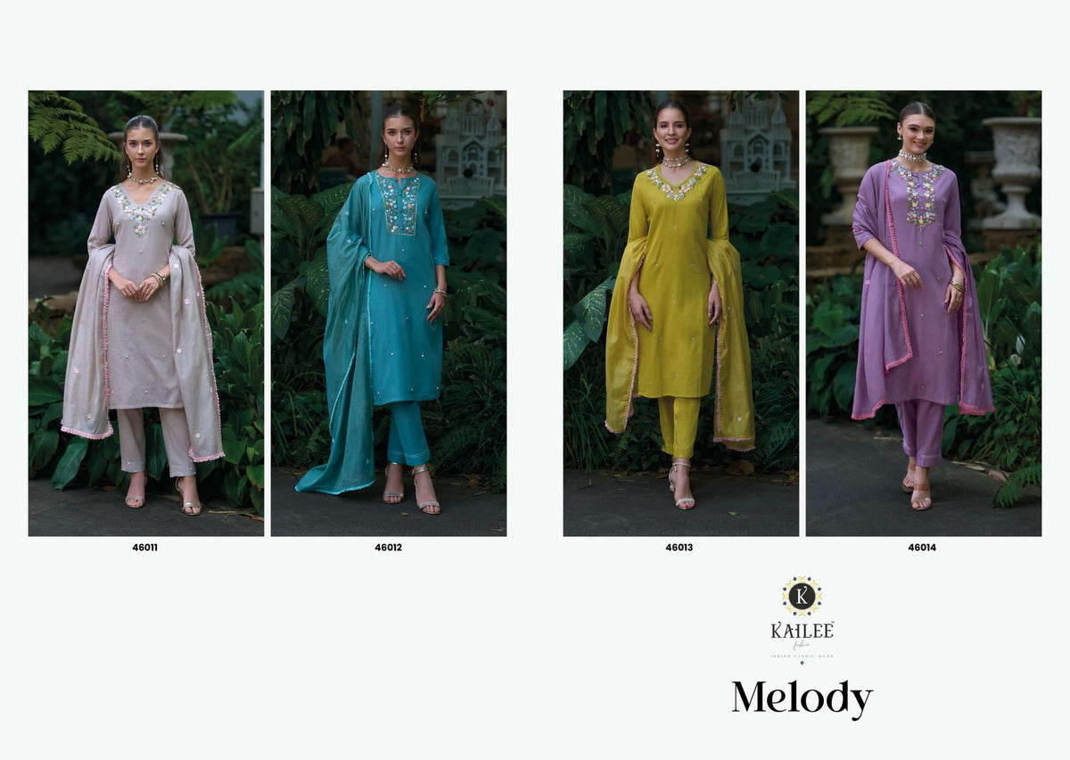 Kailee Fashion Melody Series Salwar Suit Set Wholesale Catalogue - Amrah Wholesale