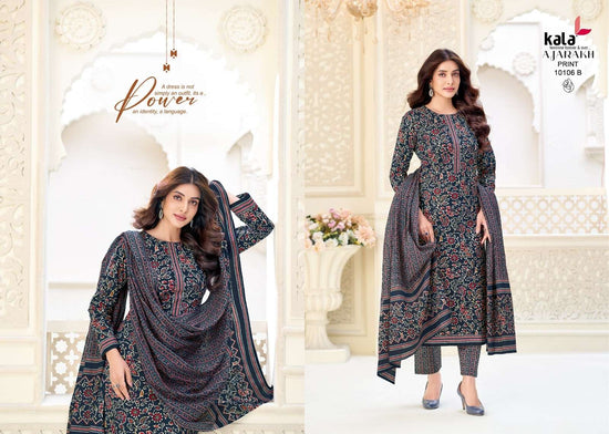 Kala Ajrakh Vol 1 Pure Cotton Unstitched Dress Material