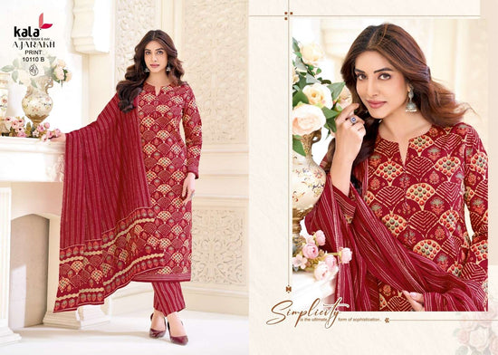 Kala Ajrakh Vol 1 Pure Cotton Unstitched Dress Material