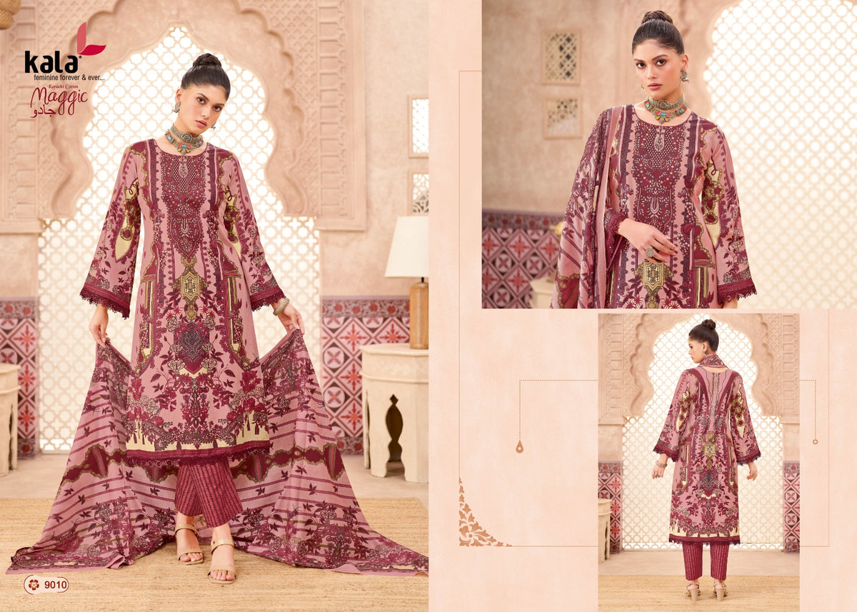 Kala Fashion Kala Maggic Vol 24 Cotton Printed Pakistani Suit