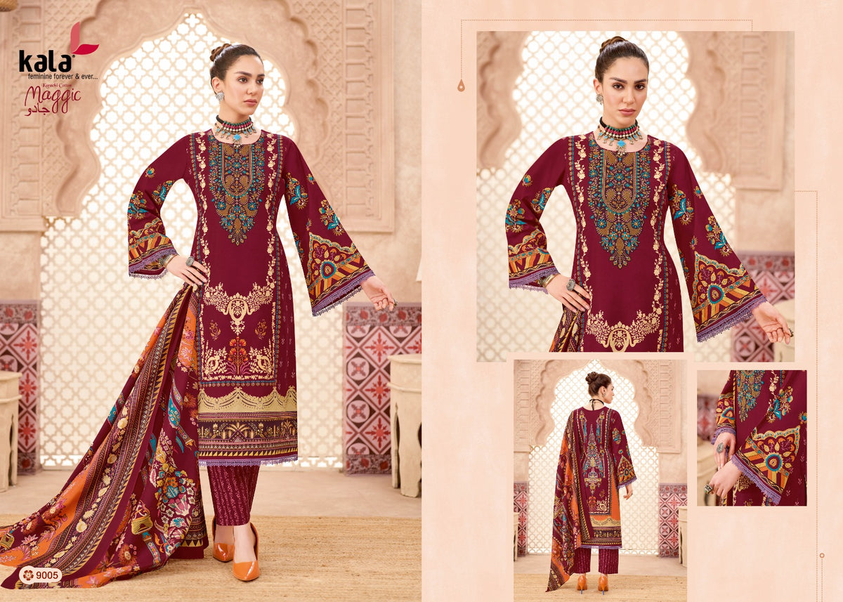 Kala Fashion Kala Maggic Vol 24 Cotton Printed Pakistani Suit