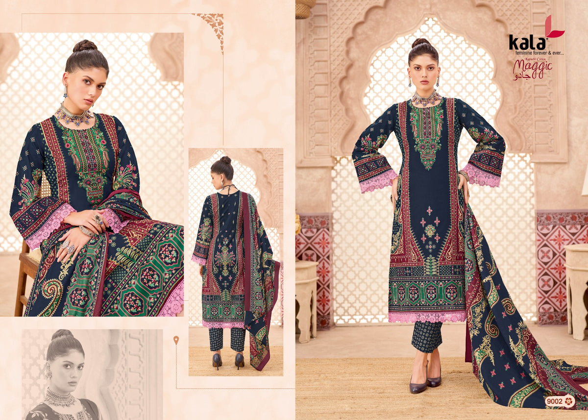 Kala Fashion Kala Maggic Vol 24 Cotton Printed Pakistani Suit