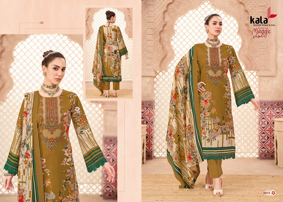 Kala Fashion Kala Maggic Vol 24 Cotton Printed Pakistani Suit