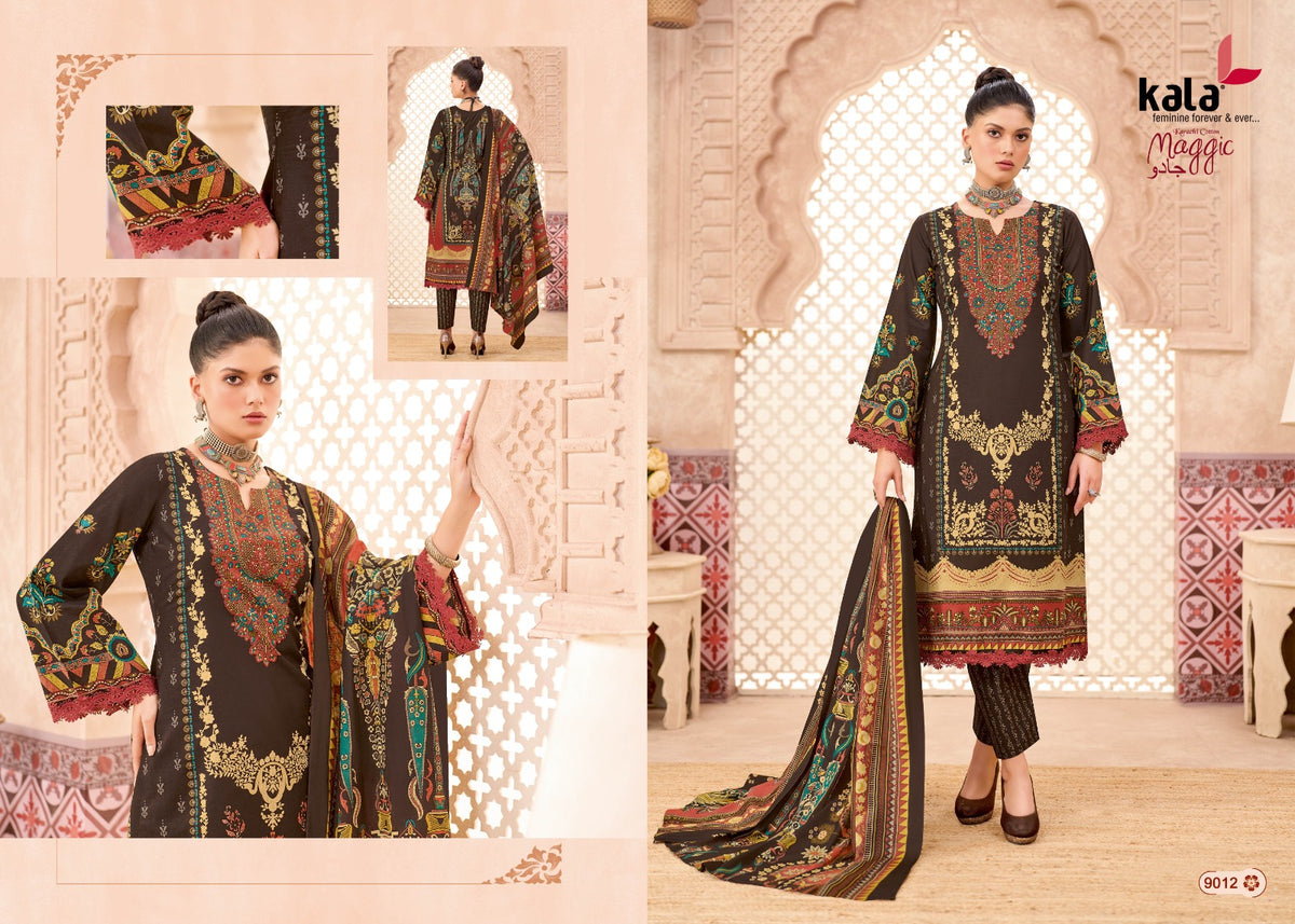 Kala Fashion Kala Maggic Vol 24 Cotton Printed Pakistani Suit