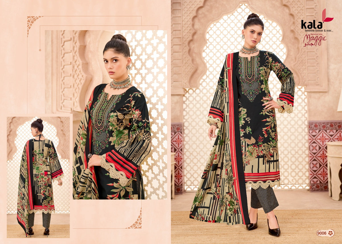 Kala Fashion Kala Maggic Vol 24 Cotton Printed Pakistani Suit