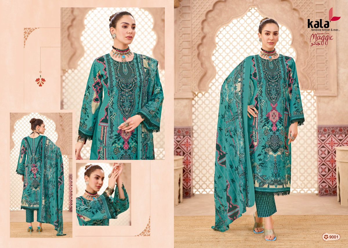 Kala Fashion Kala Maggic Vol 24 Cotton Printed Pakistani Suit