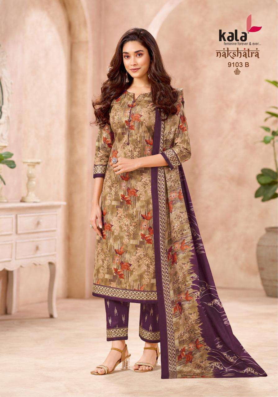 Kala Nakshatra Vol 5 Pure Premium Cotton Dress Material - Amrah Wholesale